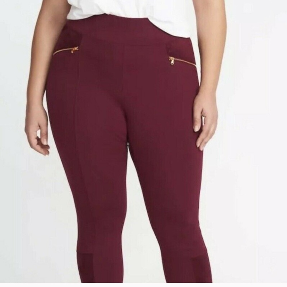 NWOT High Rise Sueded Trim Plus Size Pants